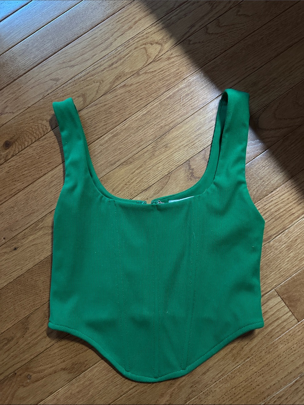 Green Women's Scoop Neck Tank Top